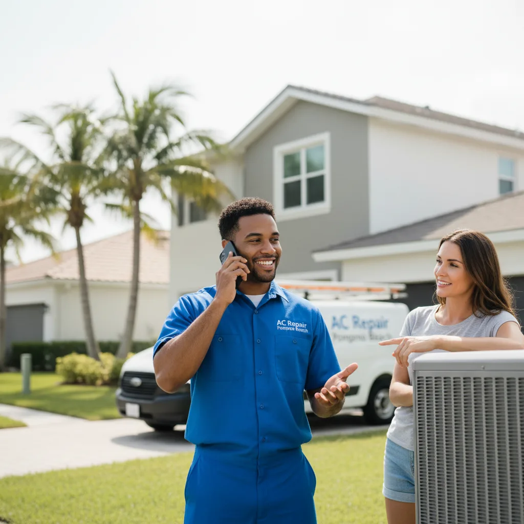 AC Repair Pompano Beach customer support in Rossville